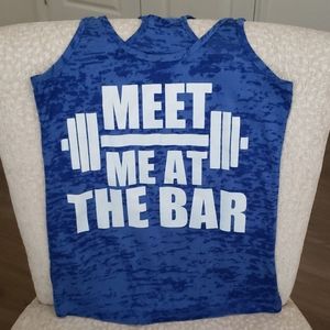 Meet Me At The Bar Weightlifting Tank Top